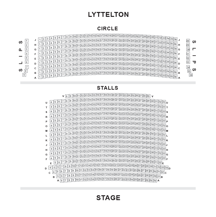 Lyttelton - National Theatre Seating Plan - Julie - London Box Office