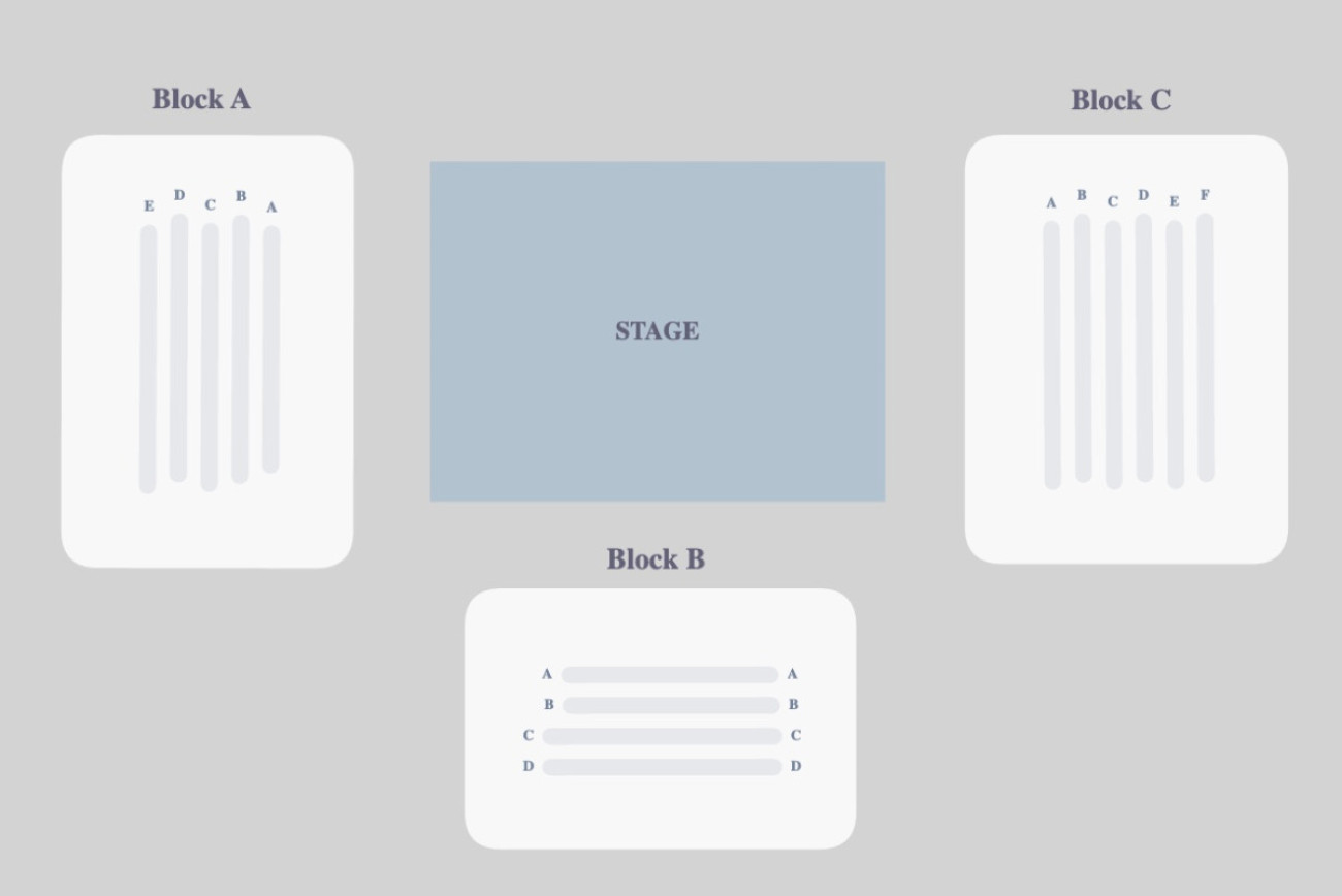 Bush Theatre Seating plan