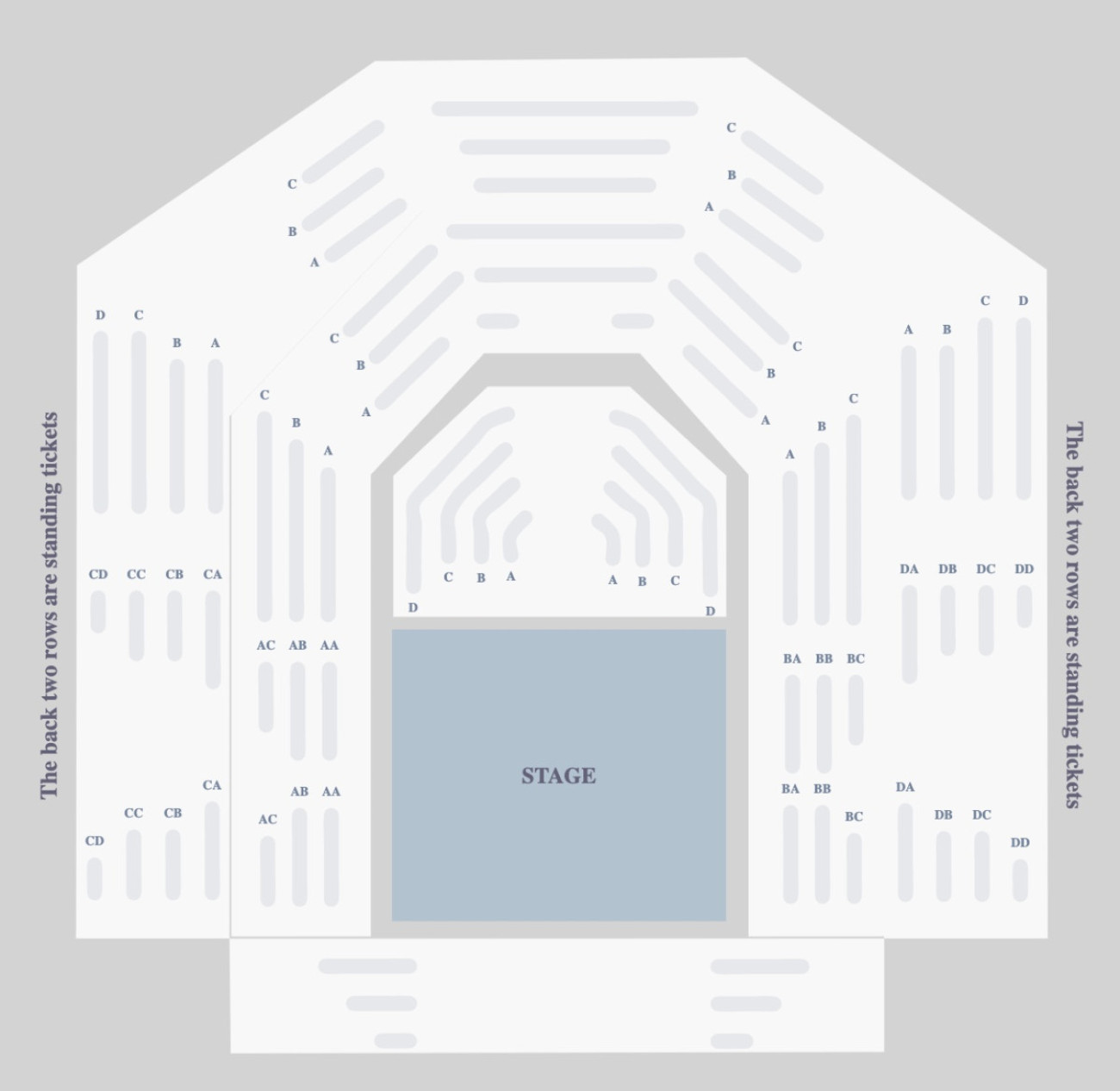 Sam Wanamaker Playhouse Seating plan