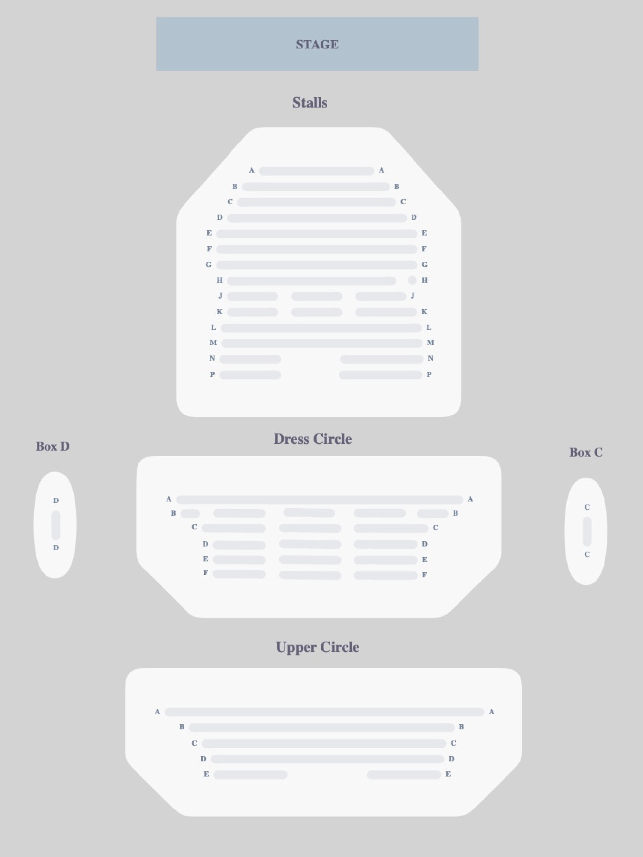 Theatre Royal Stratford East Seating plan