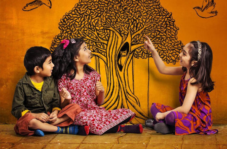 Review: THREE SAT UNDER THE BANYAN TREE at Polka Theatre