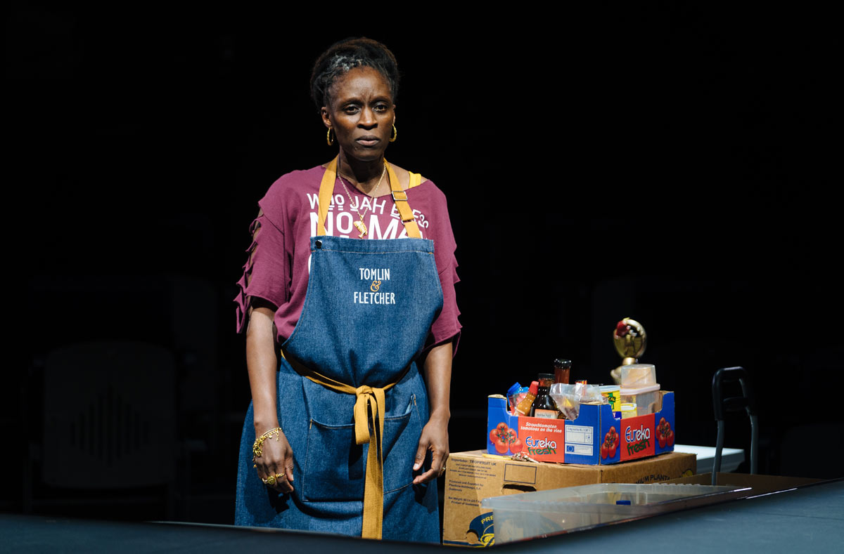 Sharon Duncan-Brewster (Denise) in Death of England: CLOSING TIME. Credit - Helen Murray