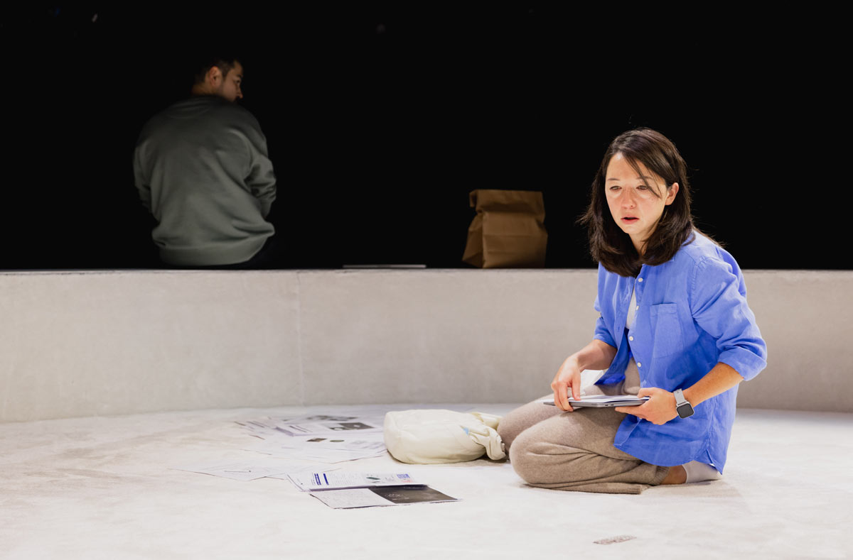 Susan Momoko Hingley as Narumi in One Small Step at the Charing Cross Theatre