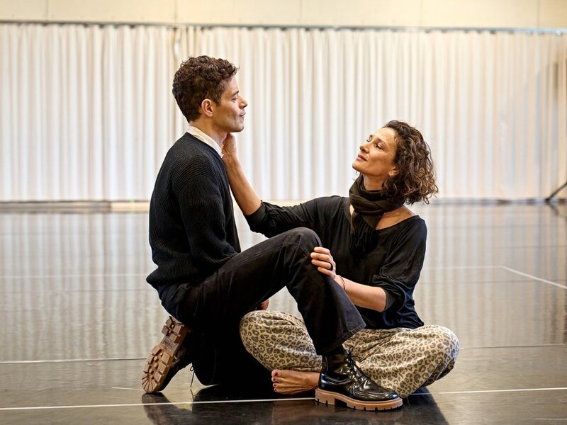 oedipus the old vic rehearsal image